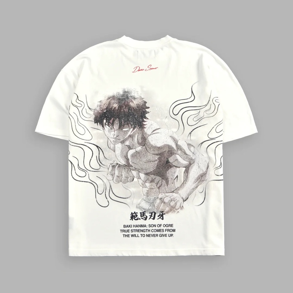 THE CHAMPION "PREMIUM" OVERSIZED TEE IN CREAM